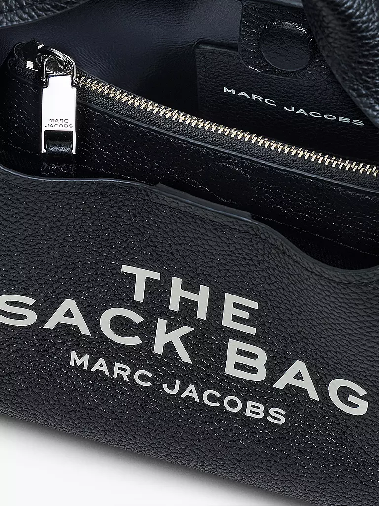 MARC JACOBS | Ledertasche - Henkeltasche THE MINI SACK | schwarz