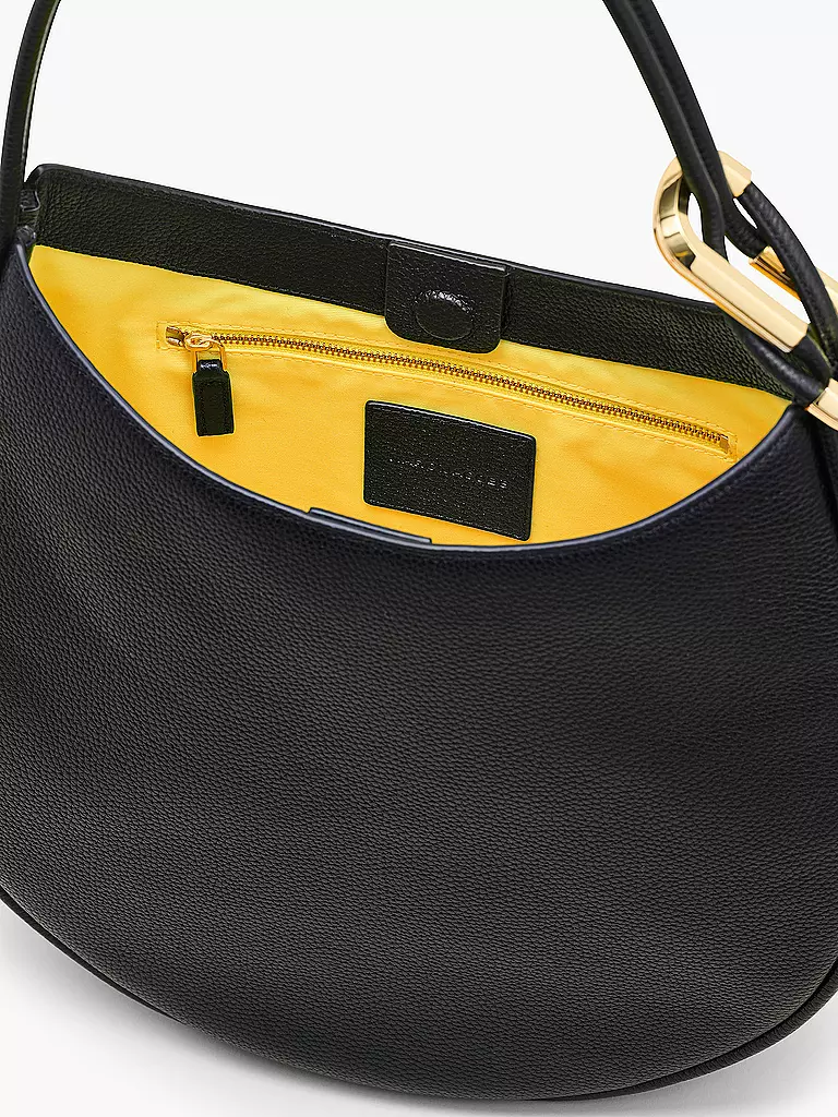 MARC JACOBS | Ledertasche - Hobo Bag THE LARGE CRESCENT | schwarz