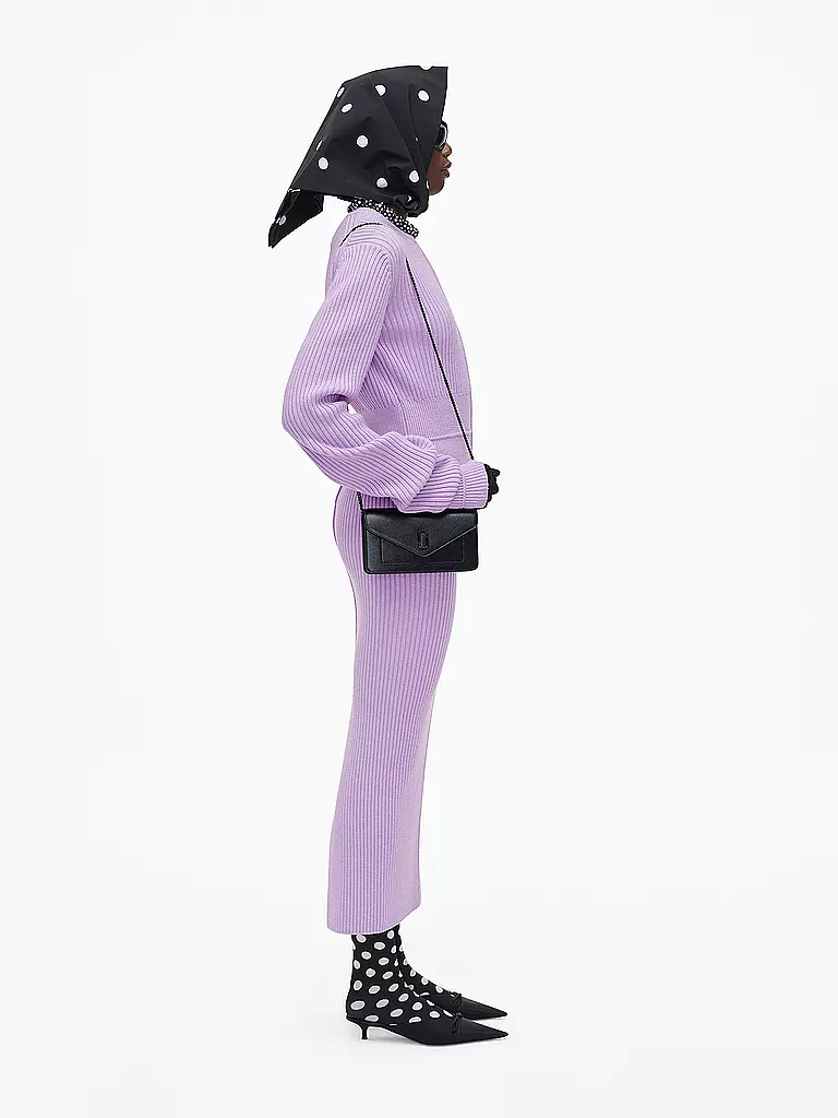 MARC JACOBS | Ledertasche - Mini Bag THE CHAIN WALLET | schwarz