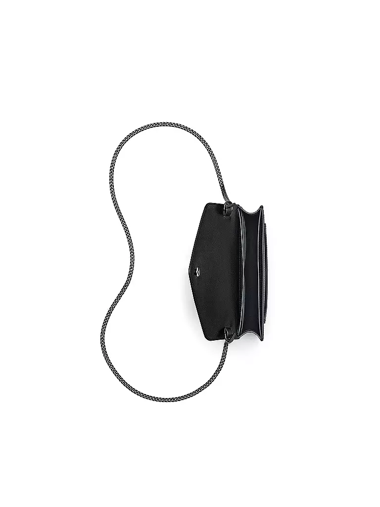 MARC JACOBS | Ledertasche - Mini Bag THE CHAIN WALLET | schwarz
