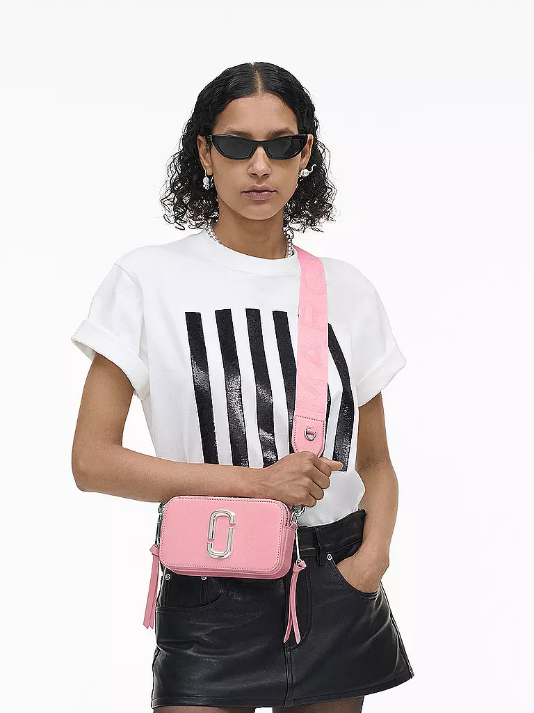 MARC JACOBS | Ledertasche - Mini Bag THE COLORBLOCK SNAPSHOT | rosa