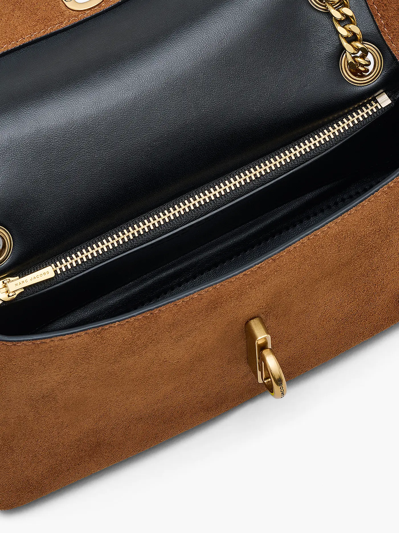 MARC JACOBS | Ledertasche - Mini Bag THE DUAL CHAIN | camel
