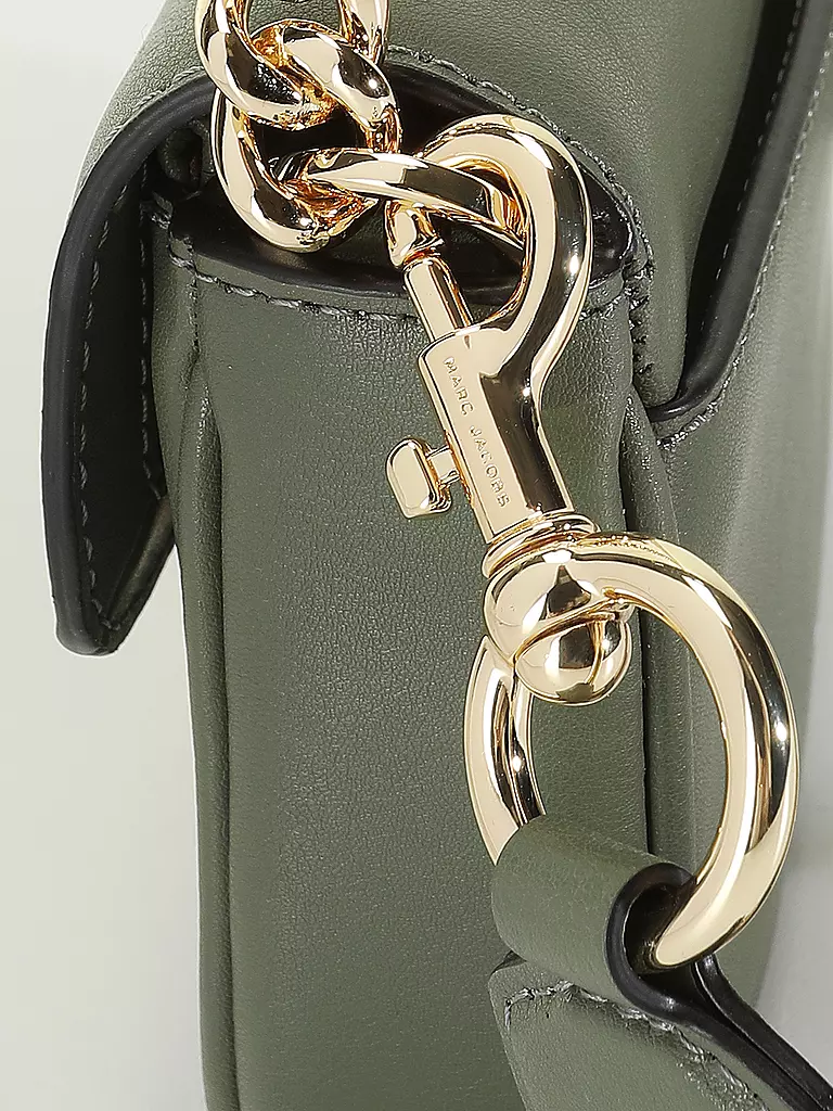 MARC JACOBS | Ledertasche - Mini Bag THE MINI SHOULDER BAG   | olive