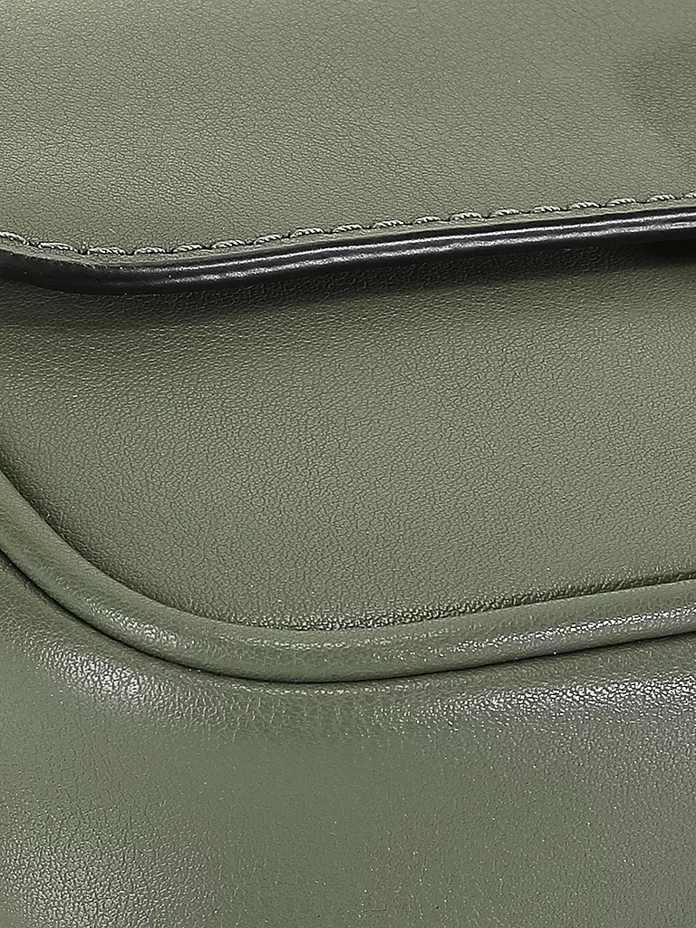 MARC JACOBS | Ledertasche - Mini Bag THE MINI SHOULDER BAG   | olive