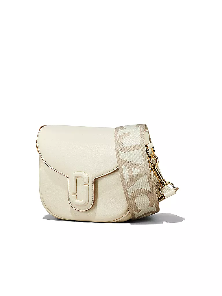 MARC JACOBS | Ledertasche - Mini Bag THE SMALL SADDLE BAG | schwarz