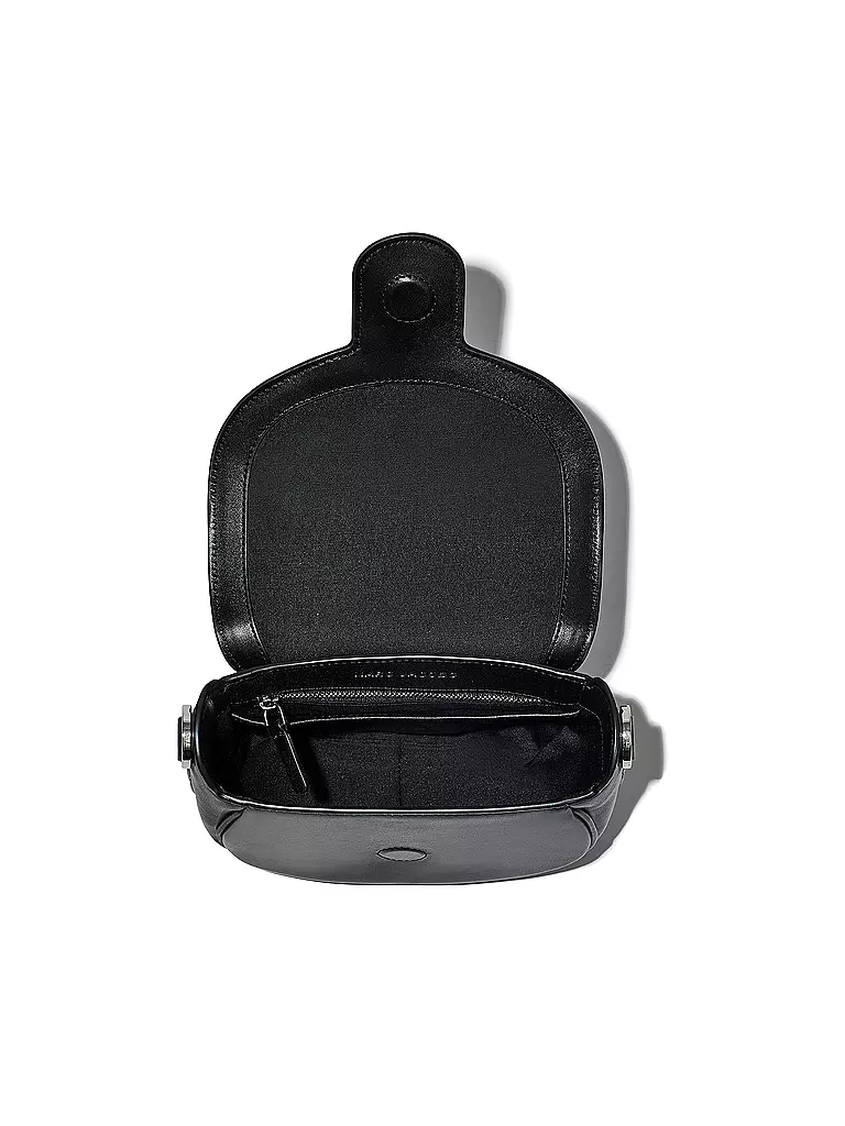 MARC JACOBS | Ledertasche - Mini Bag THE SMALL SADDLE BAG | schwarz