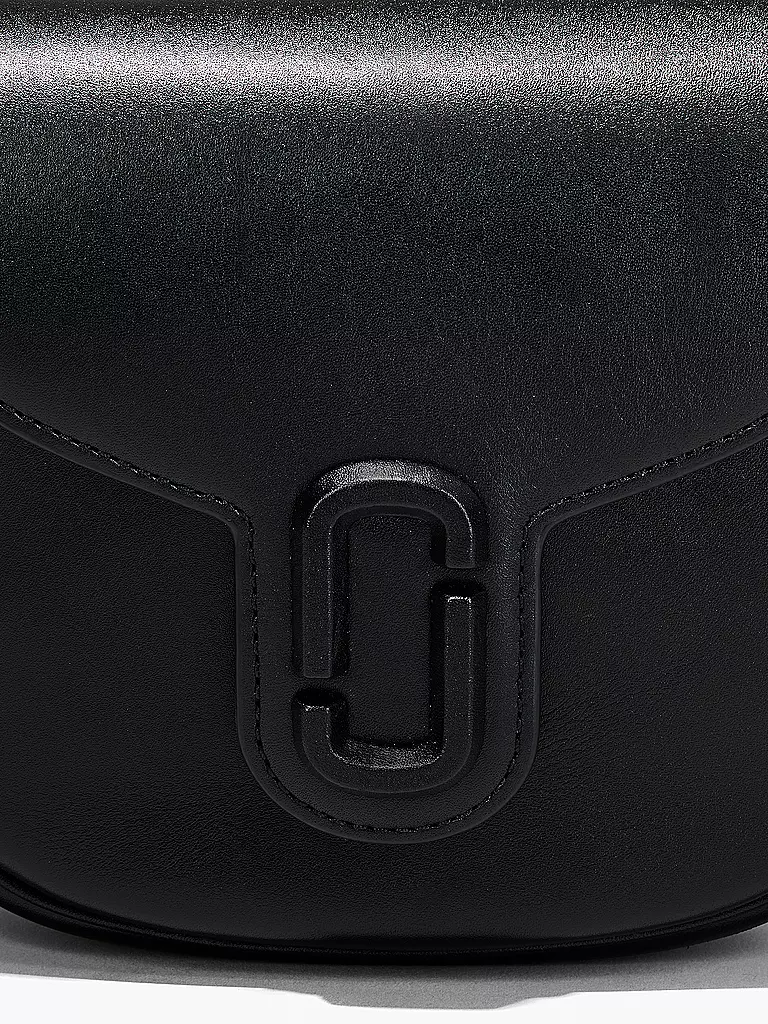 MARC JACOBS | Ledertasche - Mini Bag THE SMALL SADDLE BAG | schwarz