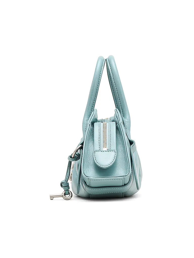 MARC JACOBS | Ledertasche - Mini Bag THE SMALL SATCHEL | Hellblau