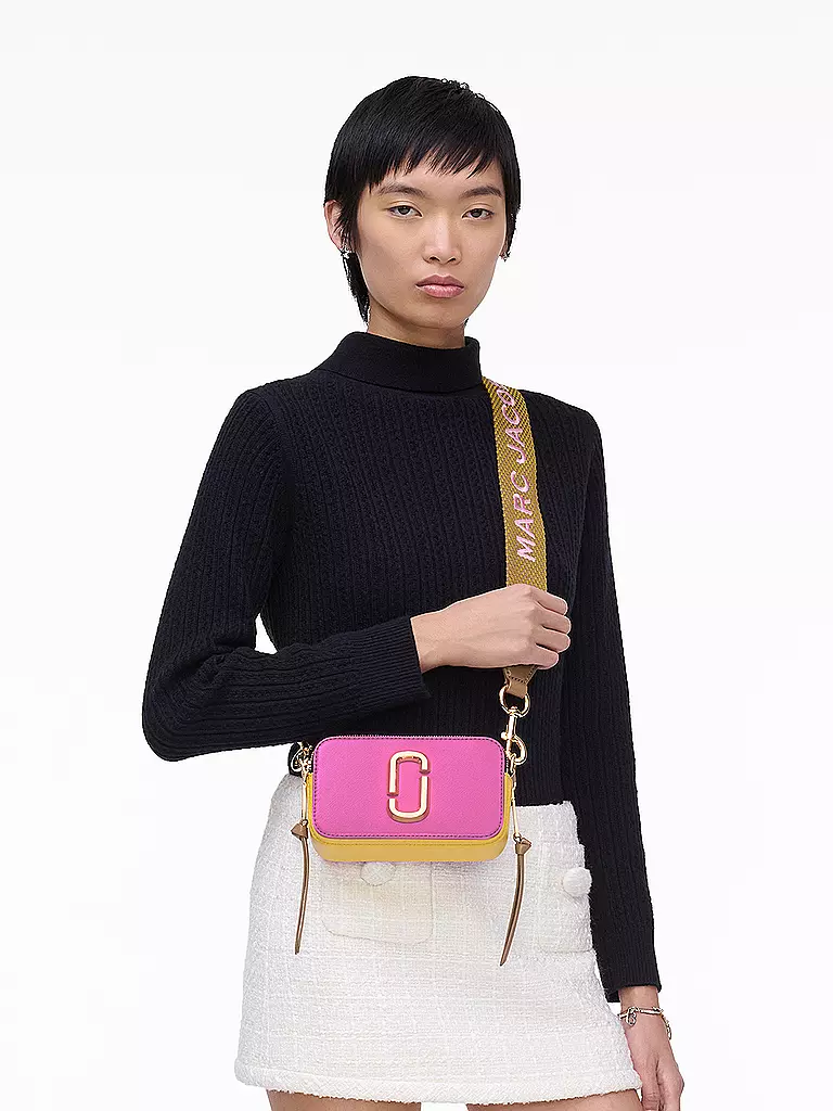 MARC JACOBS | Ledertasche - Mini Bag THE SNAPSHOT  | rosa