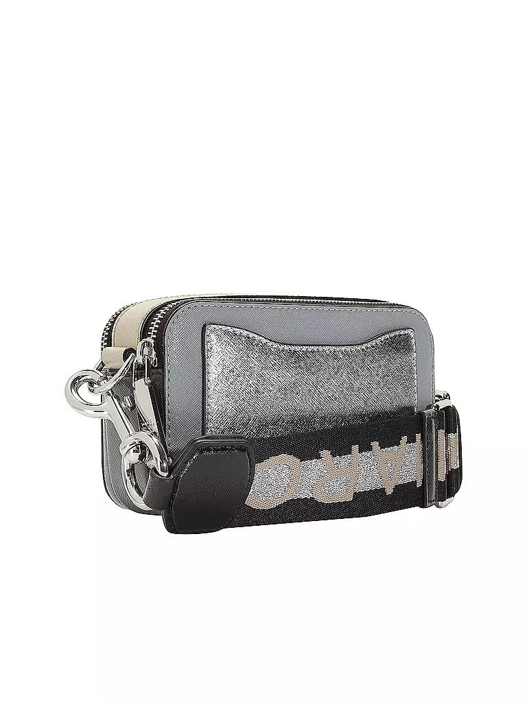 MARC JACOBS | Ledertasche - Mini Bag THE SNAPSHOT  | grau