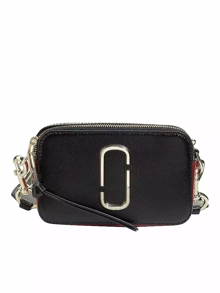 MARC JACOBS | Ledertasche - Mini Bag THE SNAPSHOT | schwarz