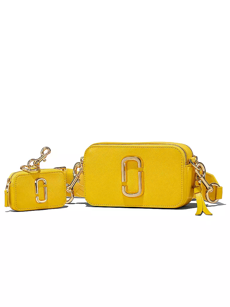 MARC JACOBS | Ledertasche - Mini Bag THE SNAPSHOT | gelb