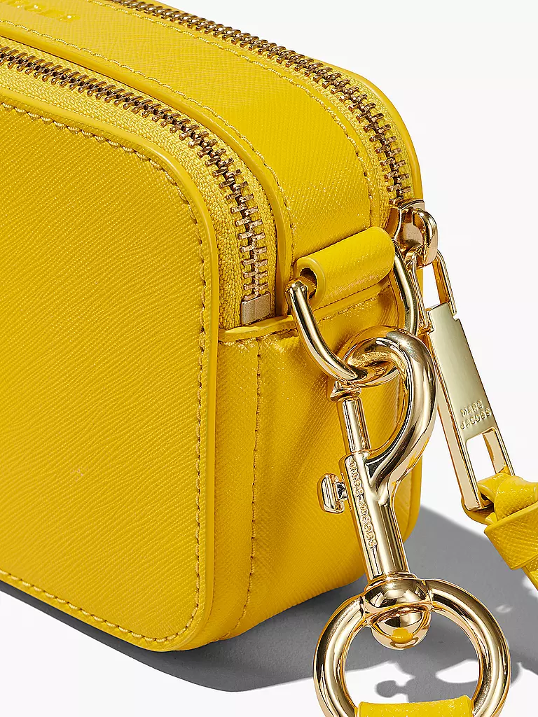 MARC JACOBS | Ledertasche - Mini Bag THE SNAPSHOT | hellblau