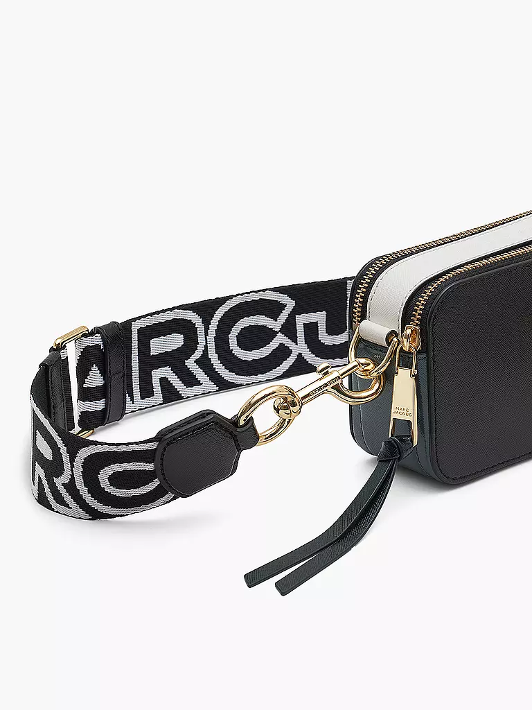 MARC JACOBS | Ledertasche - Mini Bag THE SNAPSHOT | grau