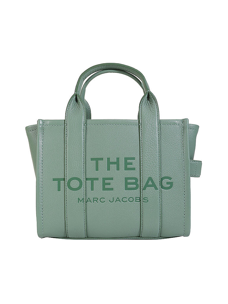 MARC JACOBS | Ledertasche - Mini Tote Bag THE MINI TOTE BAG | grün