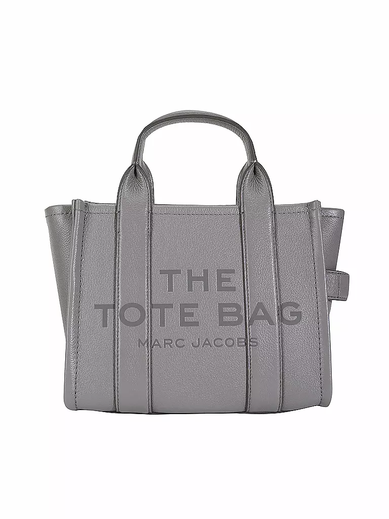MARC JACOBS | Ledertasche - Mini Tote Bag THE MINI TOTE BAG | grau