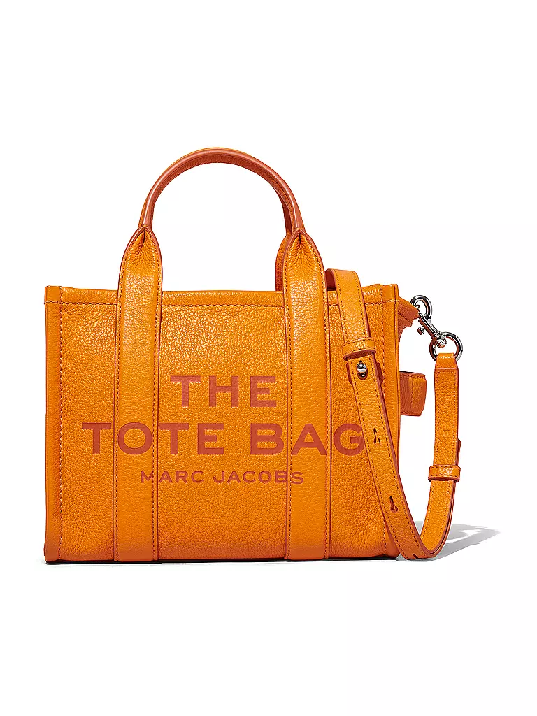 MARC JACOBS | Ledertasche - Mini Tote Bag THE MINI TOTE BAG | orange