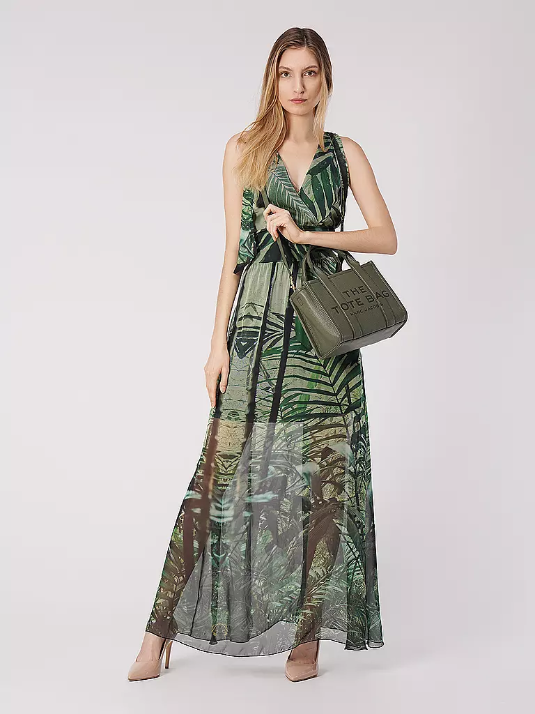 MARC JACOBS | Ledertasche - Mini Tote Bag THE MINI TOTE BAG | olive