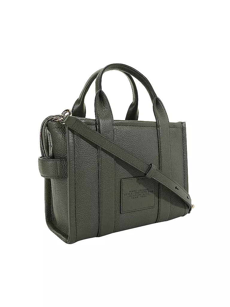 MARC JACOBS | Ledertasche - Mini Tote Bag THE MINI TOTE BAG | olive