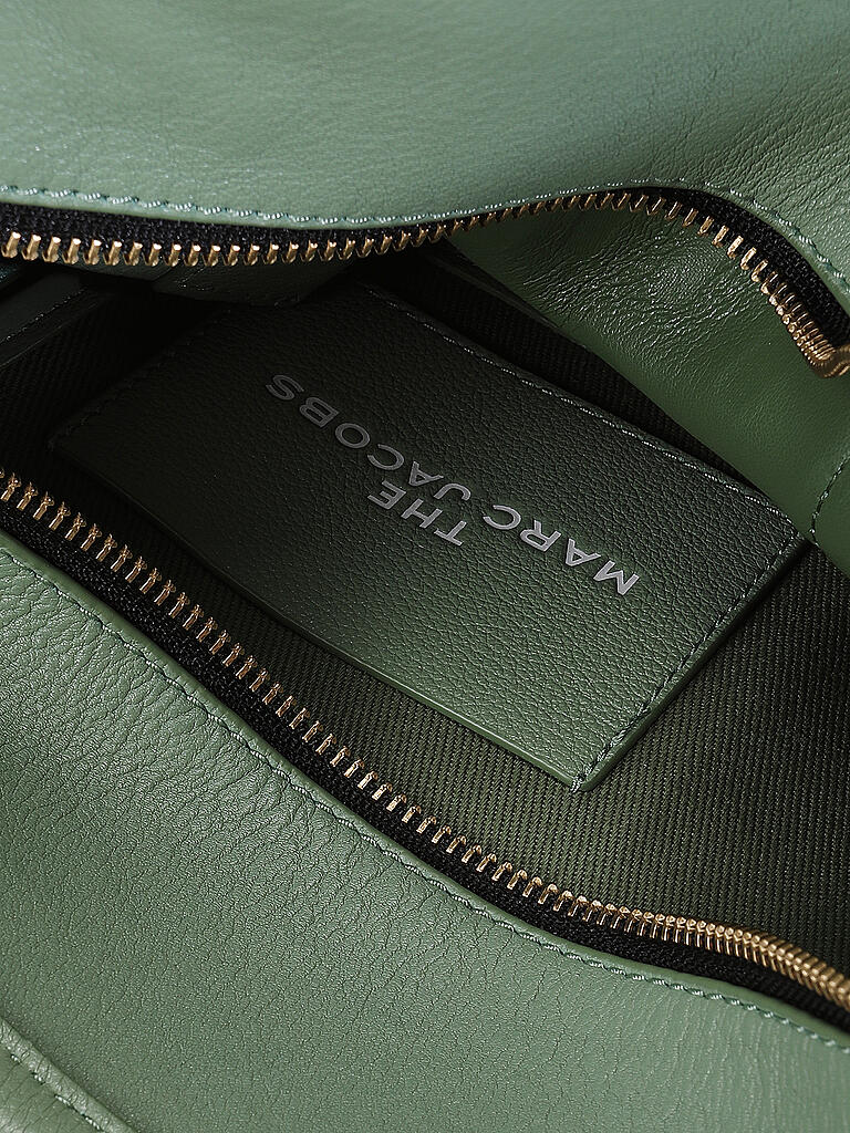 MARC JACOBS | Ledertasche - Mini Tote Bag THE MINI TOTE BAG | grün