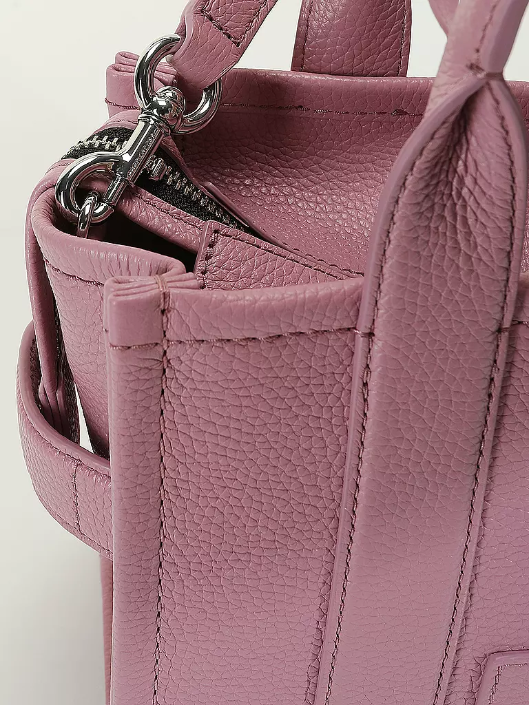 MARC JACOBS | Ledertasche - Mini Tote Bag THE MINI TOTE BAG | rosa