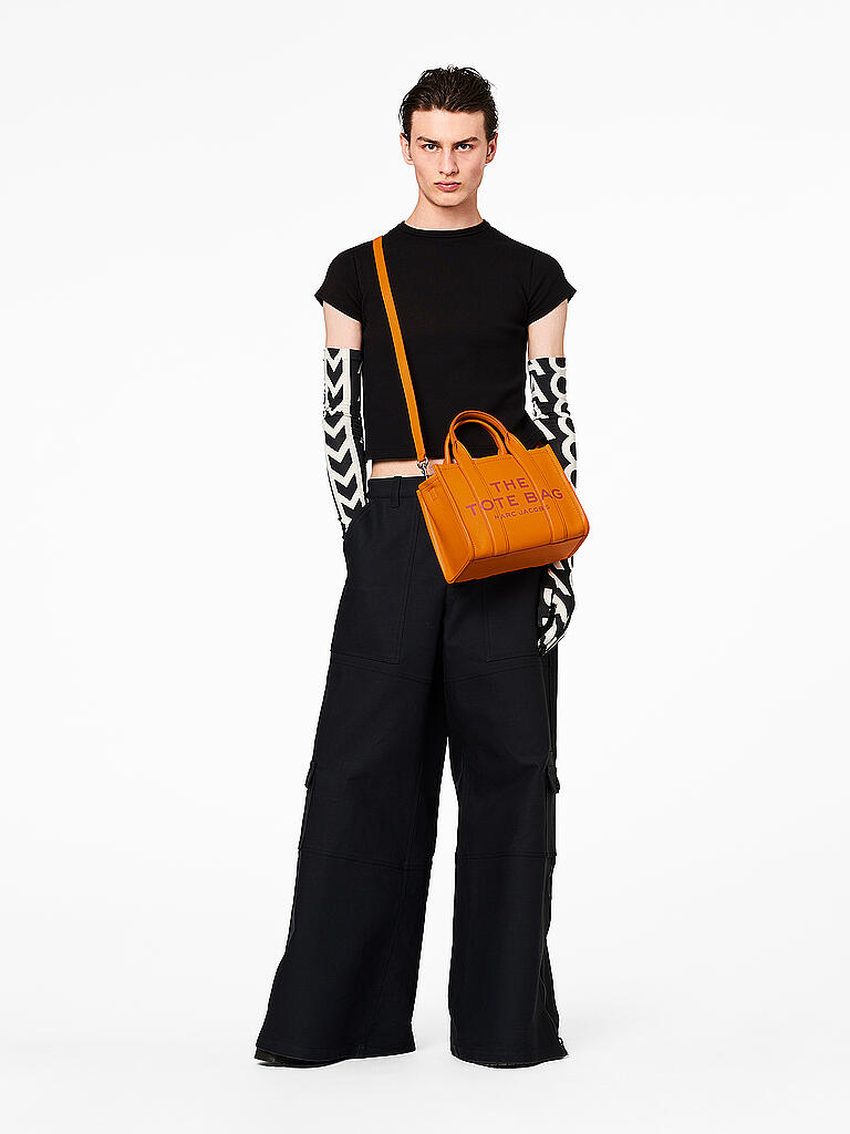MARC JACOBS | Ledertasche - Mini Tote Bag THE MINI TOTE BAG | orange