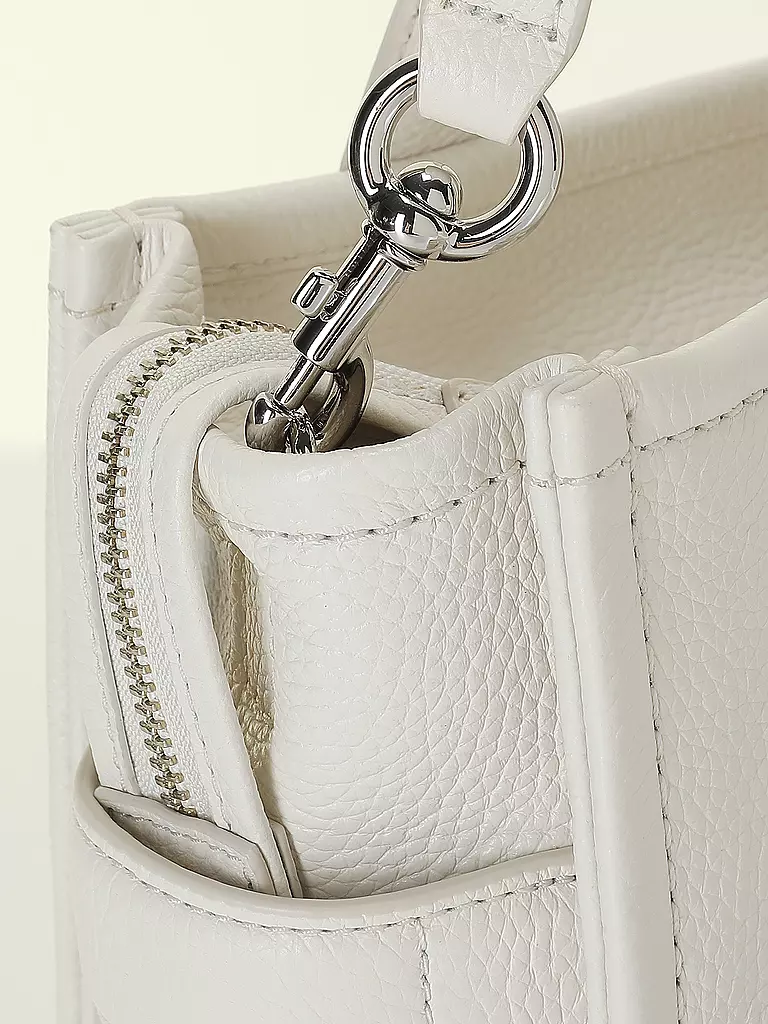 MARC JACOBS | Ledertasche - Mini Tote Bag THE MINI TOTE BAG | creme