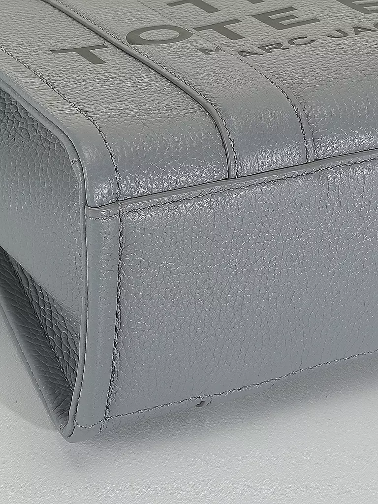 MARC JACOBS | Ledertasche - Mini Tote Bag THE MINI TOTE BAG | grau