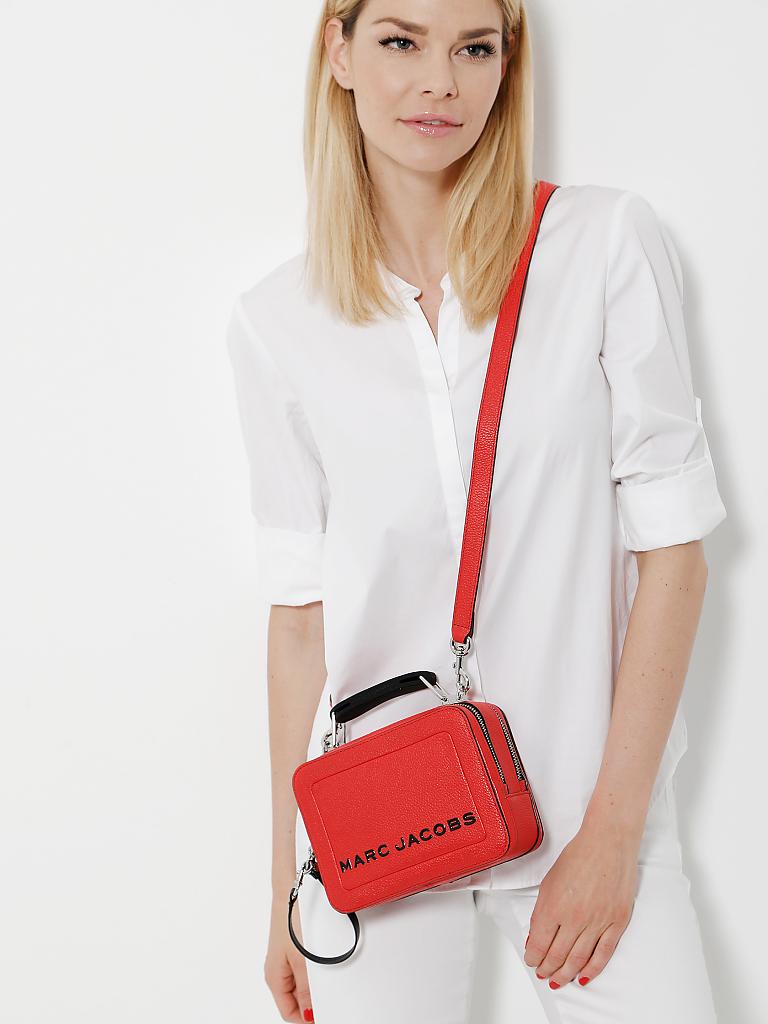 MARC JACOBS | Ledertasche - Minibag "The Box 20" | rot