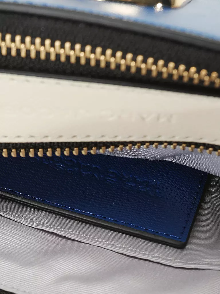 MARC JACOBS | Ledertasche - Minibag Snapshot | blau