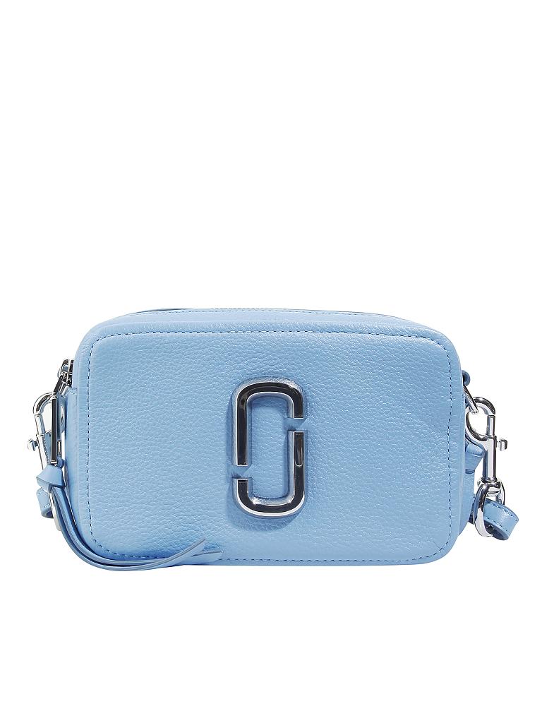 MARC JACOBS | Ledertasche - Schultertasche "The Softshot 21" | blau