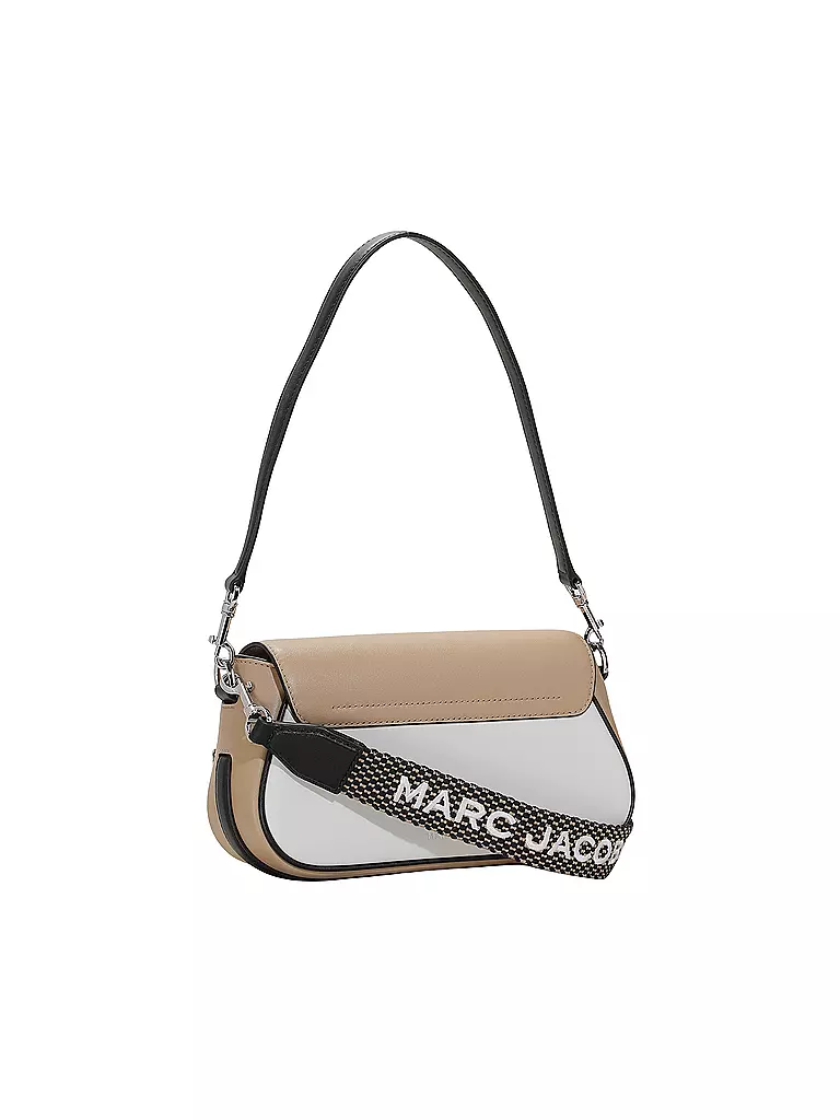 MARC JACOBS | Ledertasche - Schultertasche THE LARGE CLOVER SHOULDER BAG | beige