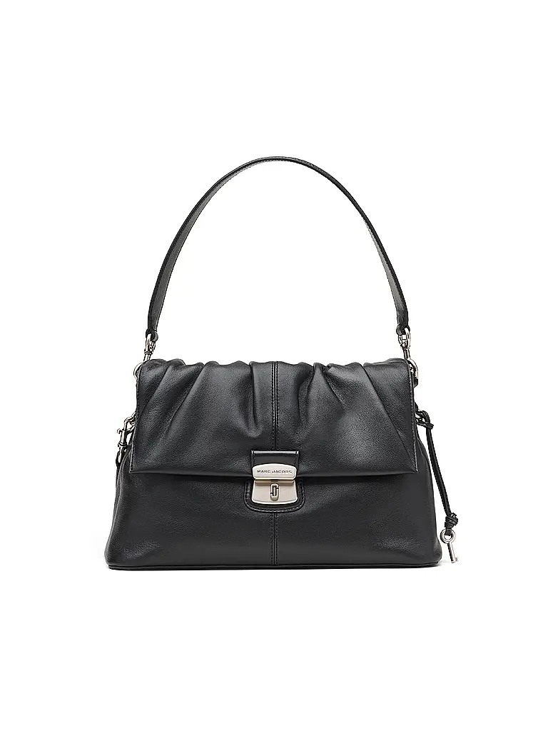 MARC JACOBS | Ledertasche - Schultertasche THE MESSENGER | Schwarz