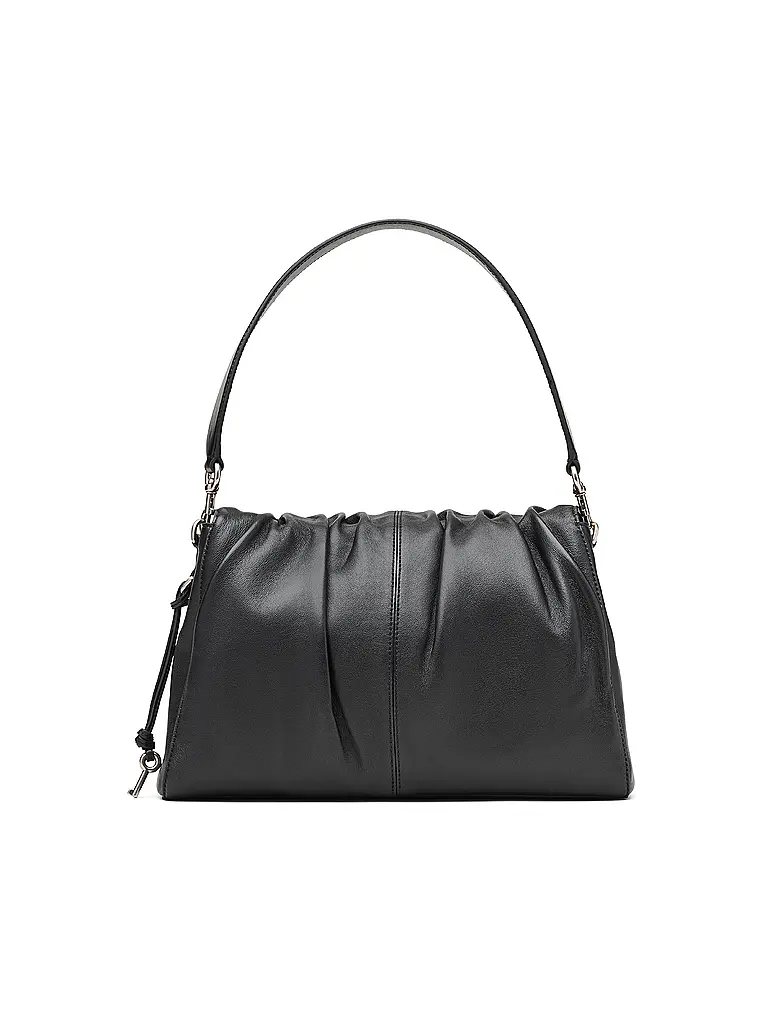 MARC JACOBS | Ledertasche - Schultertasche THE MESSENGER | Schwarz