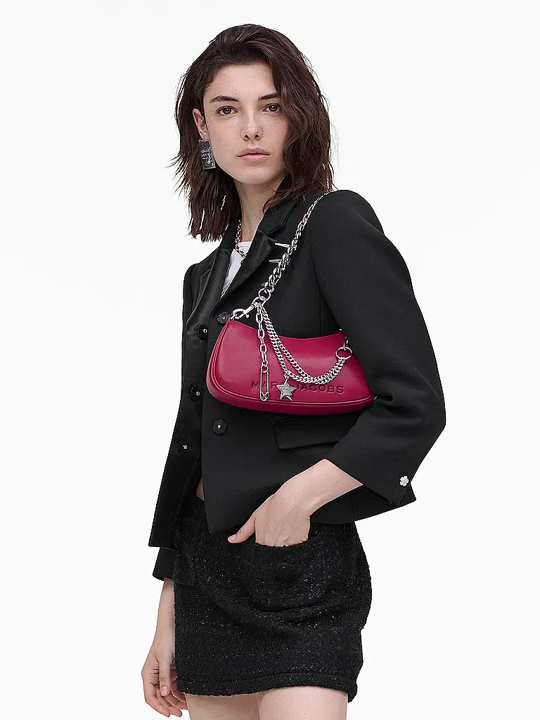 MARC JACOBS | Ledertasche - Schultertasche THE SHOULDER BAG | Pink