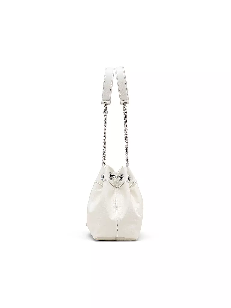 MARC JACOBS | Ledertasche - Shopper THE CHAIN SACK | weiss