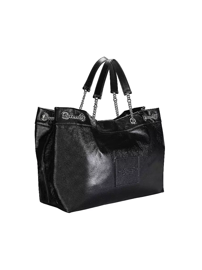 MARC JACOBS | Ledertasche - Shopper THE LARGE CHAIN SACK | schwarz