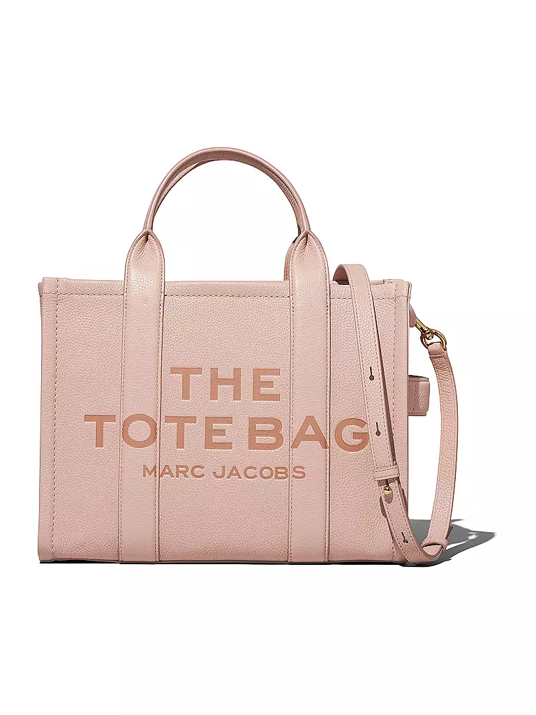 MARC JACOBS | Ledertasche - Tote Bag  THE MEDIUM TOTE LEATHER | rosa