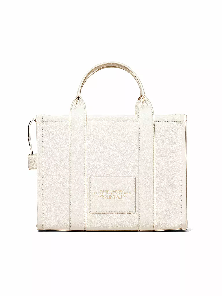MARC JACOBS | Ledertasche - Tote Bag  THE MEDIUM TOTE LEATHER | creme