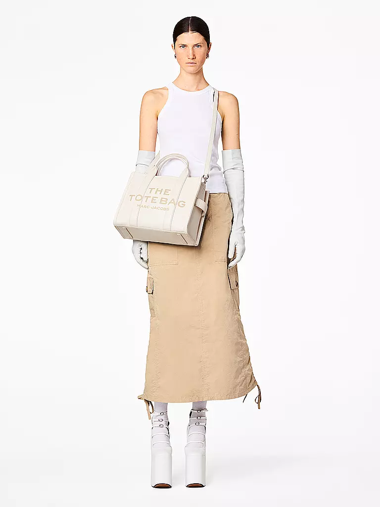 MARC JACOBS | Ledertasche - Tote Bag  THE MEDIUM TOTE LEATHER | grün