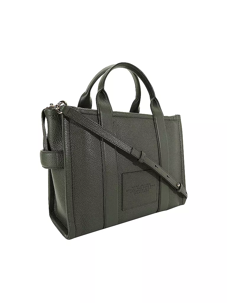 MARC JACOBS | Ledertasche - Tote Bag THE MEDIUM TOTE BAG LEATHER | olive