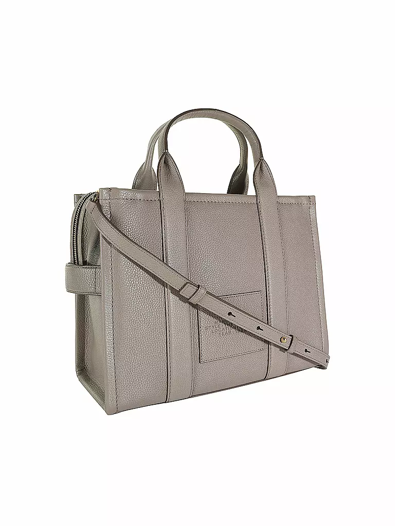 MARC JACOBS | Ledertasche - Tote Bag THE MEDIUM TOTE BAG | grau