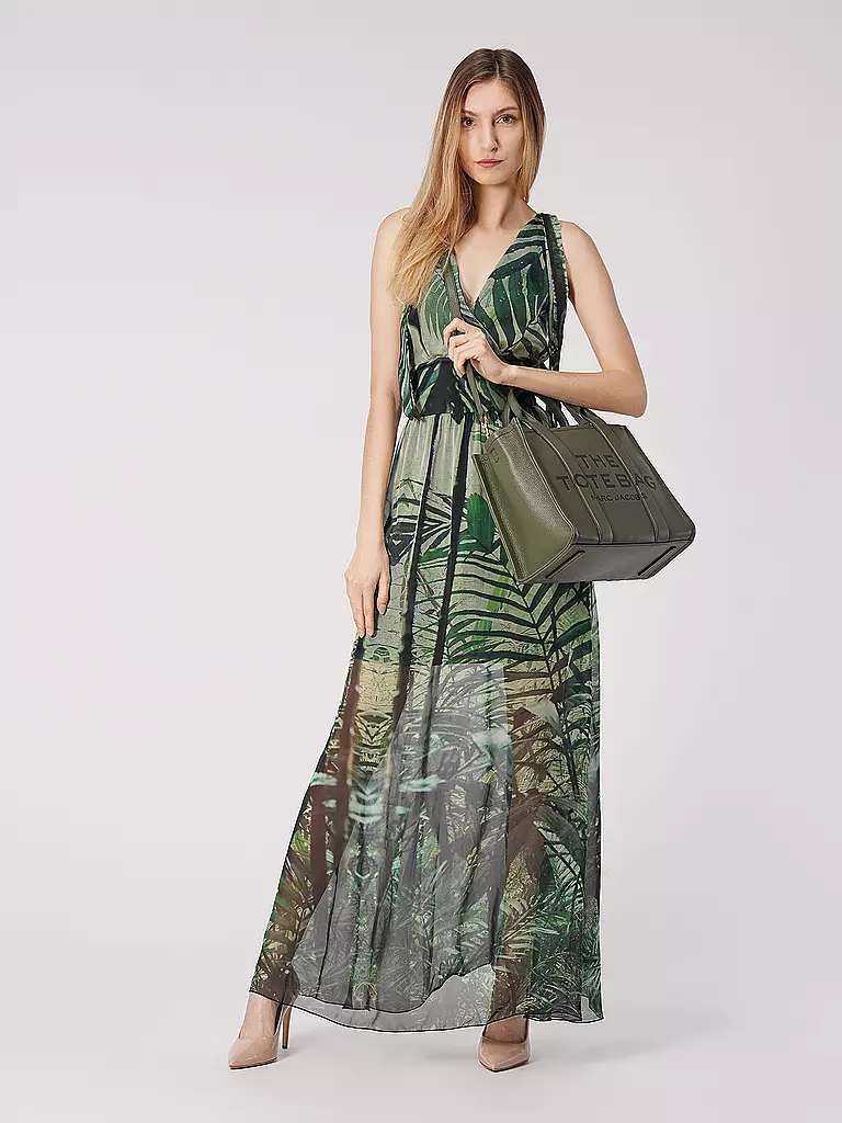 MARC JACOBS | Ledertasche - Tote Bag THE MEDIUM TOTE BAG | olive