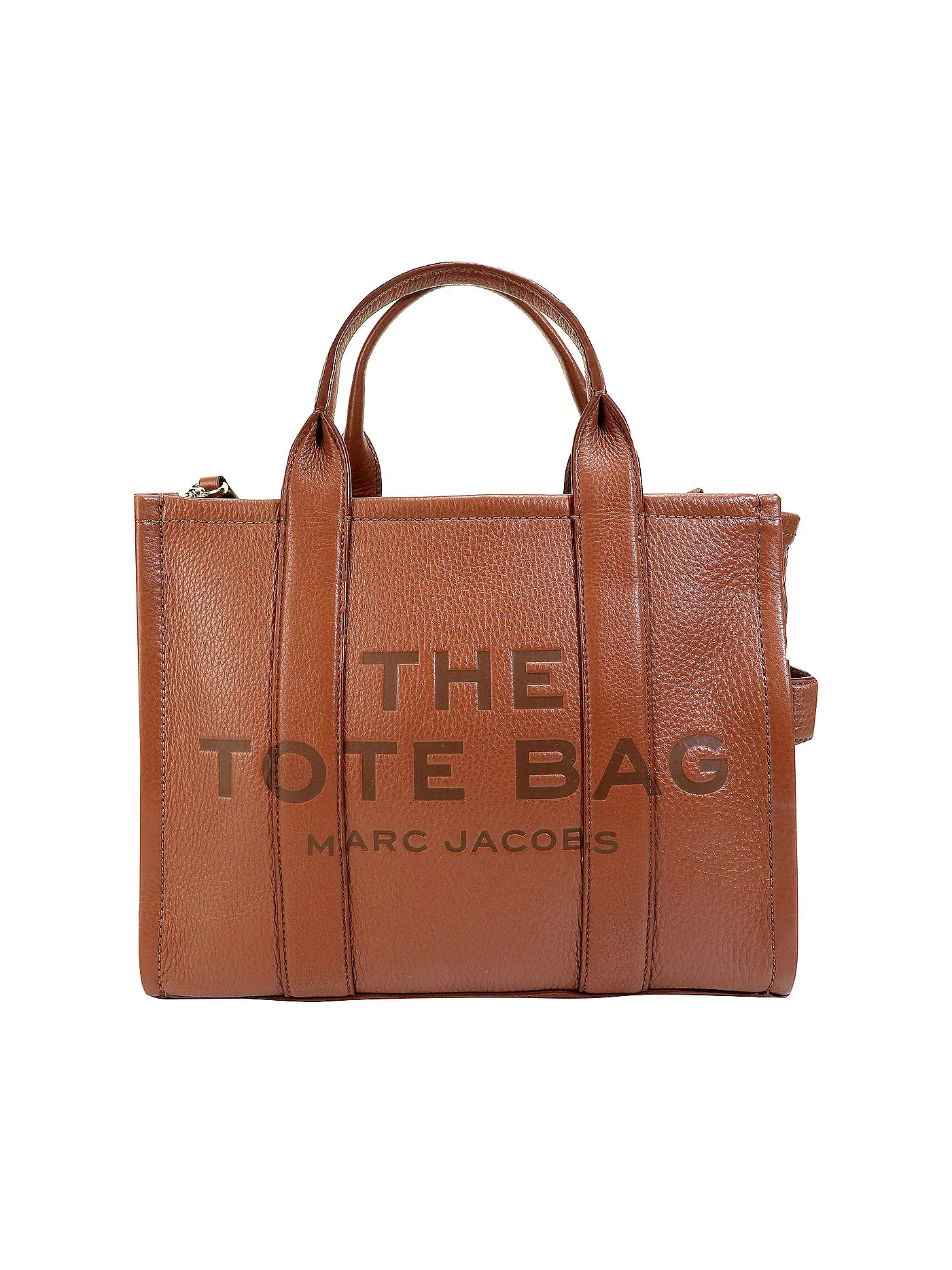 MARC JACOBS | Ledertasche - Tote Bag THE MEDIUM TOTE BAG LEATHER  | camel