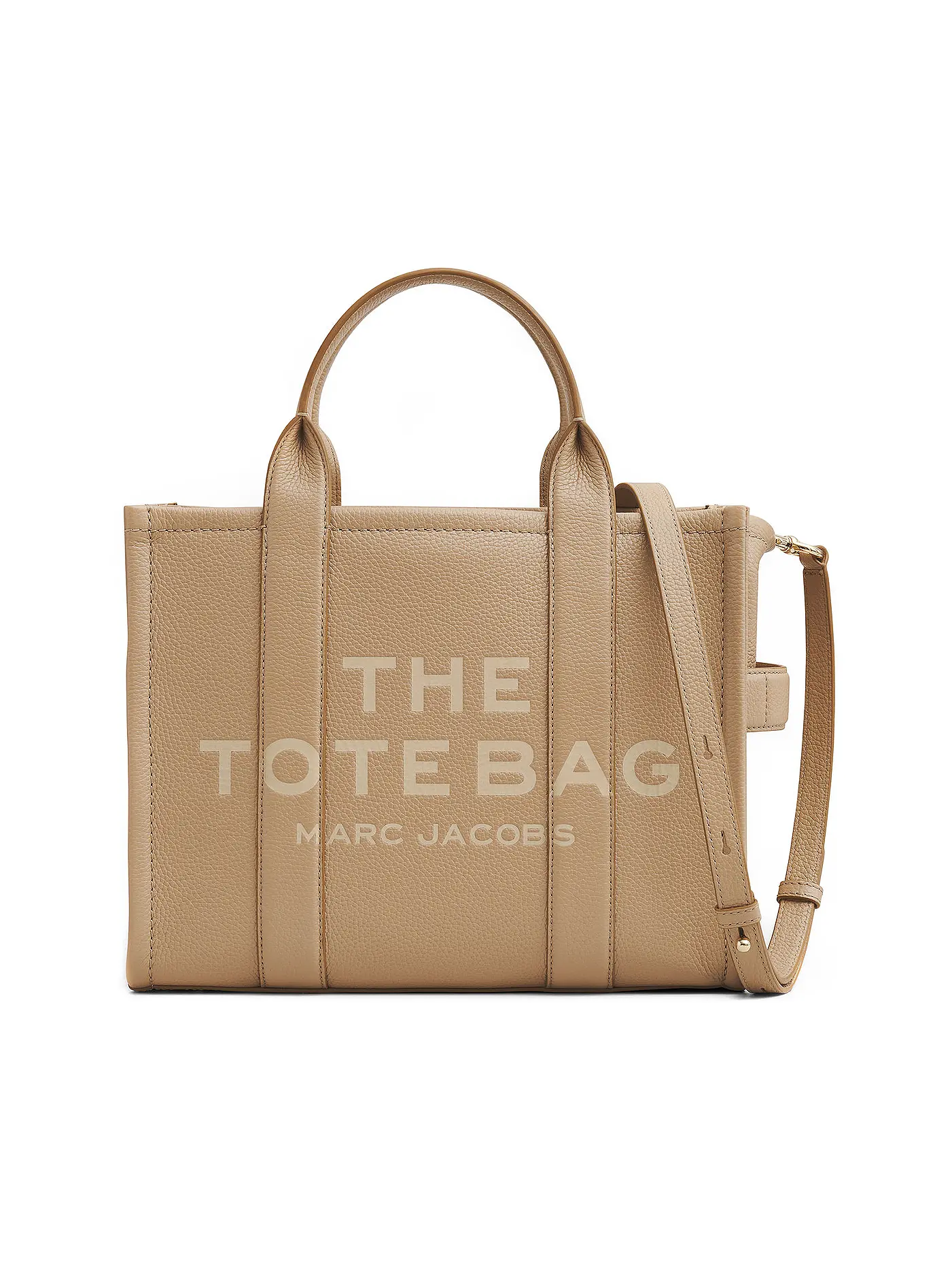 MARC JACOBS | Ledertasche - Tote Bag THE MEDIUM TOTE BAG LEATHER  | camel