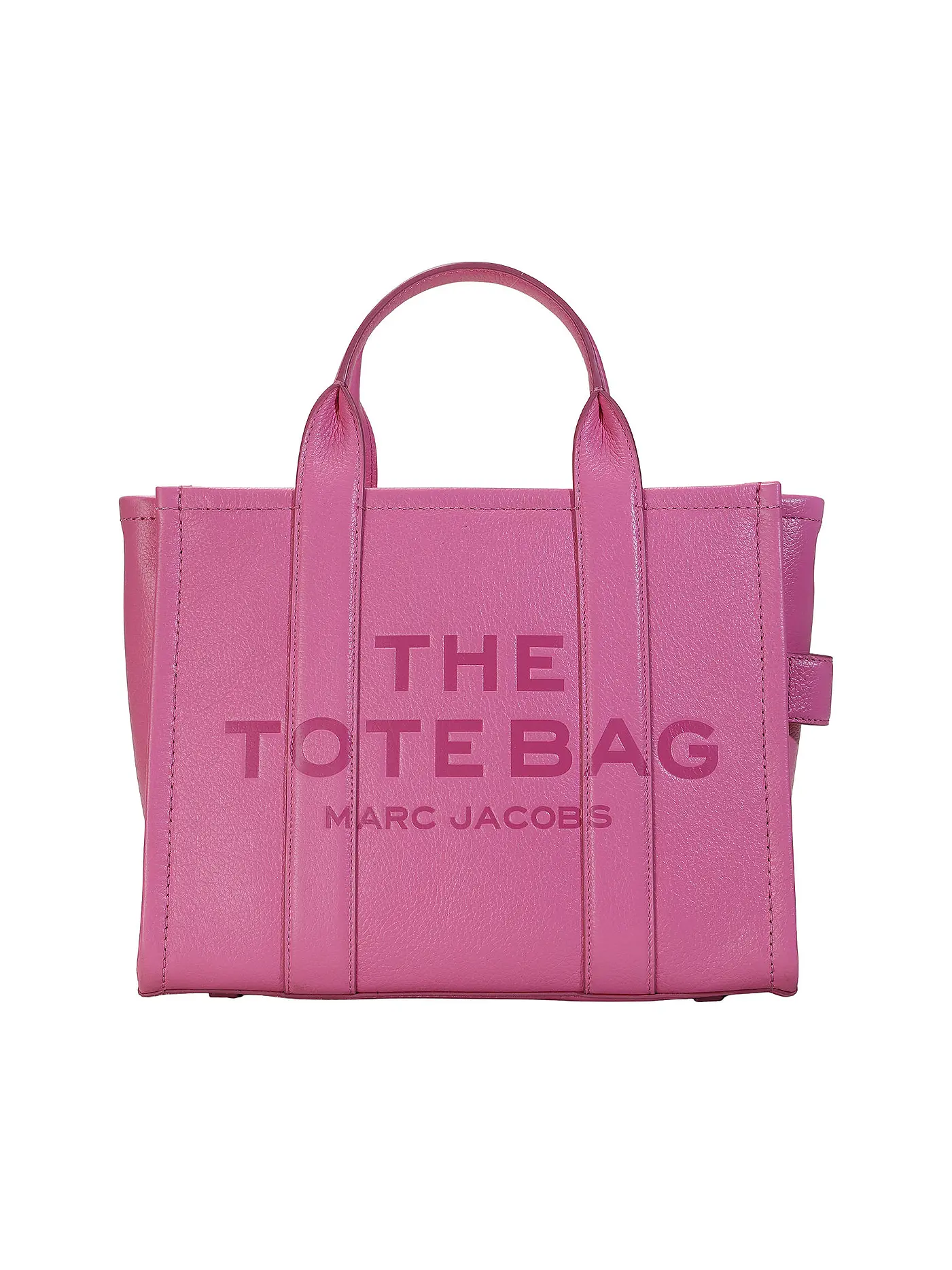 MARC JACOBS | Ledertasche - Tote Bag THE MEDIUM TOTE BAG LEATHER  | pink