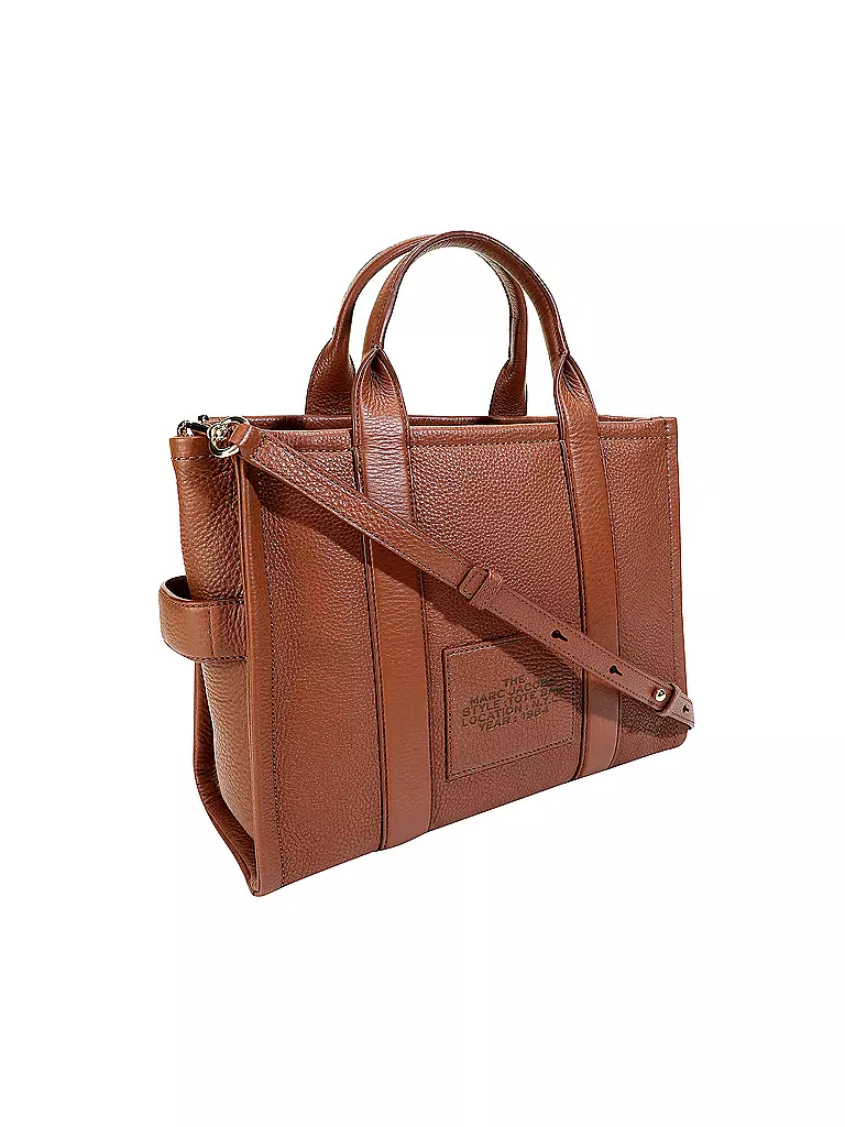 MARC JACOBS | Ledertasche - Tote Bag THE MEDIUM TOTE LEATHER | camel