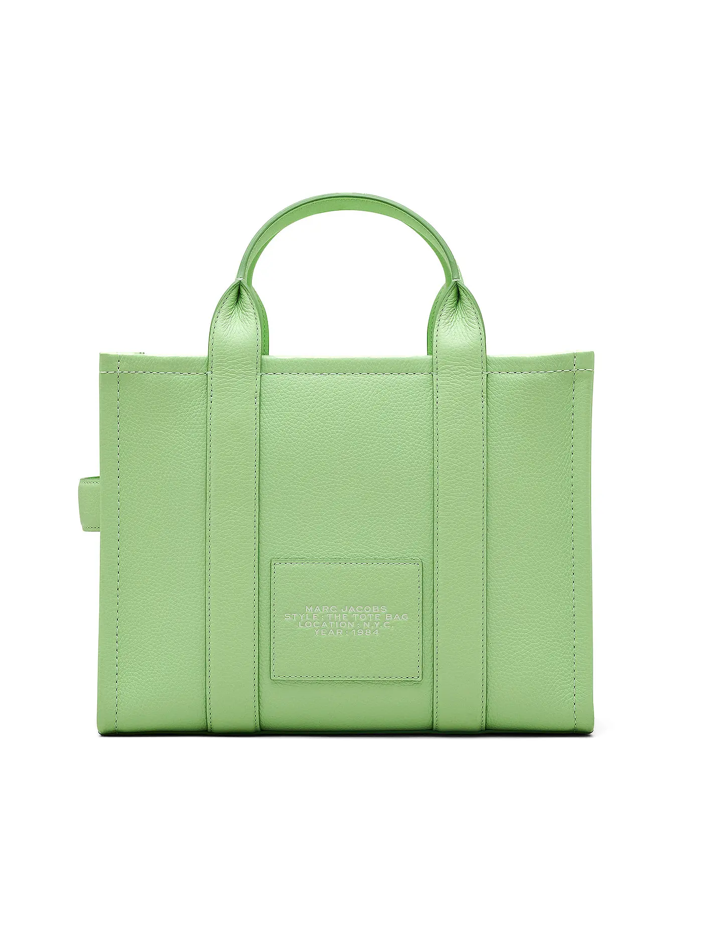 MARC JACOBS | Ledertasche - Tote Bag THE MEDIUM TOTE LEATHER | grün