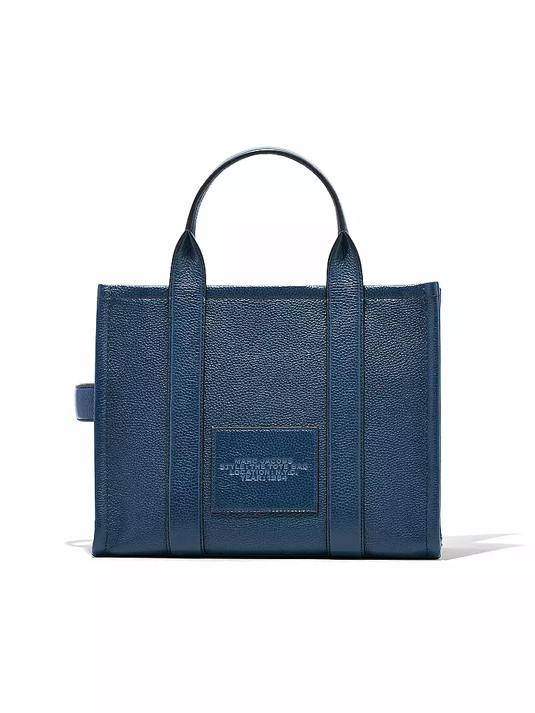 MARC JACOBS | Ledertasche - Tote Bag THE MEDIUM TOTE LEATHER | blau