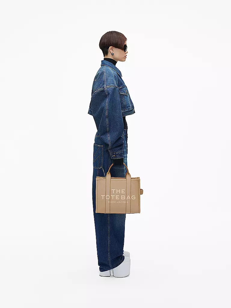 MARC JACOBS | Ledertasche - Tote Bag THE MEDIUM TOTE LEATHER | grün